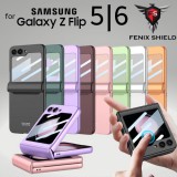 เคส พร้อมฟิล์มกระจก FenixShield Full Protection Series [ FNS005 ] สำหรับ Samsung Galaxy Z Flip6 / Flip5